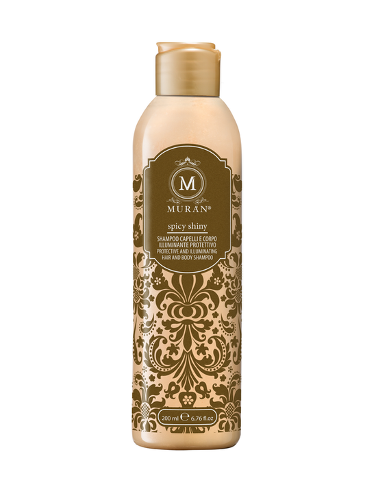 Würziges, glänzendes Schutzshampoo für glänzendes Haar und glänzenden Körper (200 ml)