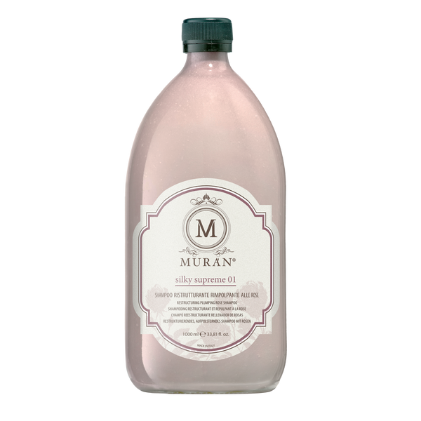 Silky Supreme 01/10 Restrukturierendes, aufpolsterndes Rosenshampoo (1000 ml)