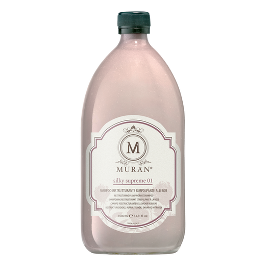 Silky Supreme 01/10 Restrukturierendes, aufpolsterndes Rosenshampoo (1000 ml)