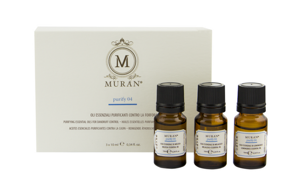 Purify 04 - Ein Set ätherischer Öle mit reinigender Wirkung gegen Schuppen (3×10 ml)